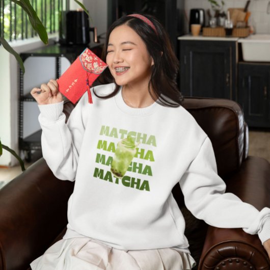 Matcha Bubble Tea Sweatshirt