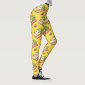 Matcha Cake Roll Illustration Leggings (Rechts)