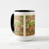 Matcha Capybara Tasse – Cute Kawaii Matcha Tee  (Vorderseite Links)