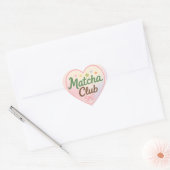 Matcha Club Herz Sticker (Umschlag)