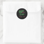 Matcha Club Regulärer oder Eisgrüner Tee Matcha La Runder Aufkleber (Tasche)