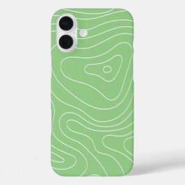 Matcha Contour Flow iPhone 16 Plus Hülle