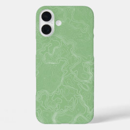 Matcha Contour Flow iPhone 16 Plus Hülle
