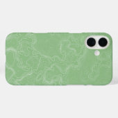 Matcha Contour Flow Case-Mate iPhone Hülle (Rückseite (Horizontal))