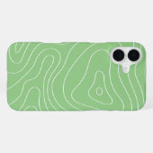 Matcha Contour Flow iPhone Hülle (Rückseite (Horizontal))