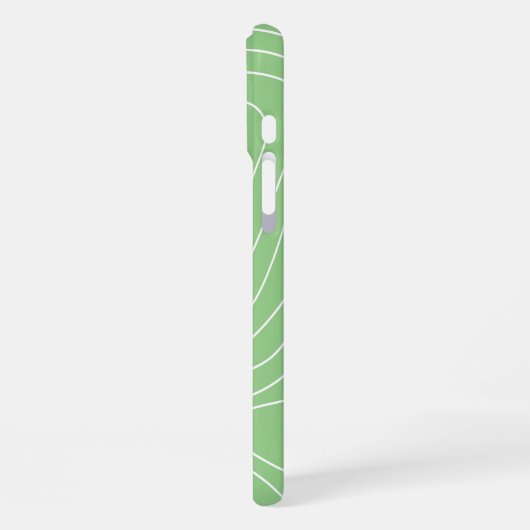 Matcha Contour Flow iPhone Hülle (Linke Seite)
