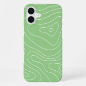 Matcha Contour Flow iPhone Hülle (Rückseite)