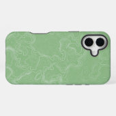 Matcha Contour Flow iPhone Hülle (Rückseite (Horizontal))