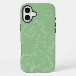 Matcha Contour Flow iPhone 16 Plus Hülle