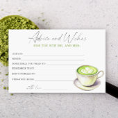 Matcha Cup Brautparty Beratung und Wünsche Briefpapier
