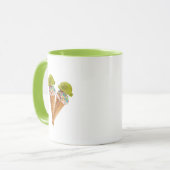 Matcha-Eiscreme-Tasse Tasse (Vorderseite Links)