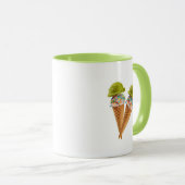 Matcha-Eiscreme-Tasse Tasse (VorderseiteRechts)