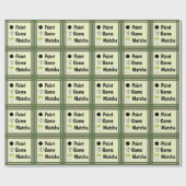 Matcha-Geschenkpapier Geschenkpapier (Flach)