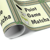 Matcha-Geschenkpapier Geschenkpapier (Rolleneckpunkt)