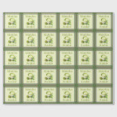 Matcha-Geschenkpapier Geschenkpapier (Flach)