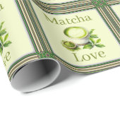 Matcha-Geschenkpapier Geschenkpapier (Rolleneckpunkt)
