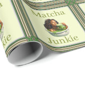 Matcha-Geschenkpapier Geschenkpapier (Rolleneckpunkt)