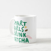 Matcha Girl Tasse , Tasse Geschenk , Matcha Tasse (Vorderseite Links)