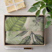 Matcha Green japanischer Teetrink - Muster 1 Seidenpapier (Geschenk)
