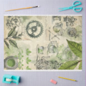 Matcha Green japanischer Teetrink - Muster 1 Seidenpapier (Basteln)