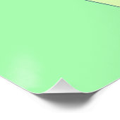 Matcha Green Tea Blended Drink Poster (Ecke)