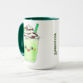 Matcha Green Tea Blended Drink Tasse (Vorderseite Links)