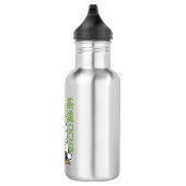 Matcha Green Tea Cat Edelstahlflasche (Rechts)