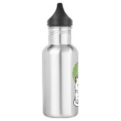 Matcha Green Tea Cat Edelstahlflasche (Links)