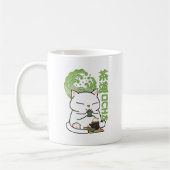 Matcha Green Tea Cat Kaffeetasse (Links)