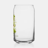 Matcha Green Tea Eistee-Latte Kawaii Glas (Links)