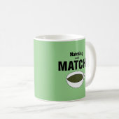Matcha Green Tea Lover Kaffeetasse (VorderseiteRechts)