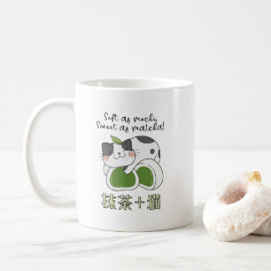 Matcha Green Tea Mochi Cat Kawaii Kaffeetasse