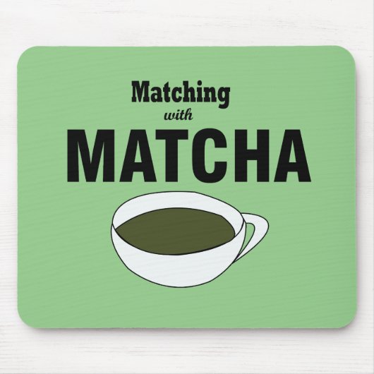 Matcha Green Tea Mousepad (Vorne)