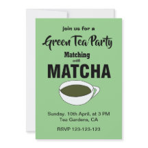 Matcha Green Tea Party