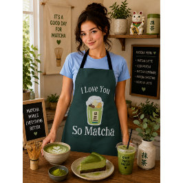 Matcha Green Tea Schürze