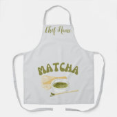 Matcha Green Tee, Best Teas T - Shirt Schürze (Vorderseite)