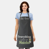 Matcha Green Tee, Best Teas T - Shirt Schürze (Getragen)