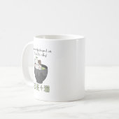 Matcha Green Tee Cup Cat Kawaii Japanisch Kaffeetasse (Vorderseite Links)