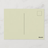 Matcha Green Tee, mit Matcha ist alles besser Postkarte (Rückseite)