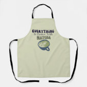 Matcha Green Tee, mit Matcha ist alles besser Schürze (Vorderseite)