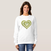 Matcha Green Tee Personalisiert Sweatshirt (Vorne ganz)