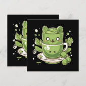 Matcha-grüner Tee (Vorne/Hinten)