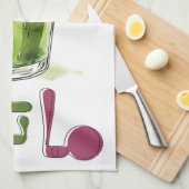 Matcha Grüner Tee م ت ش ش ا ا ا     Geschirrtuch (Viertel Falte)