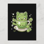 Matcha-grüner Tee Begleitkarte (Vorderseite)