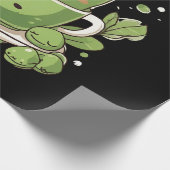 Matcha-grüner Tee Geschenkpapier (Ecke)