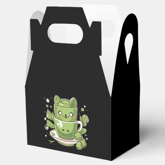 Matcha-grüner Tee Geschenkschachtel (Geöffnet)