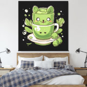 Matcha-grüner Tee Leinwanddruck (Insitu (Schlafzimmer))