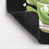 Matcha-grüner Tee Mousepad (Ecke)
