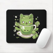 Matcha-grüner Tee Mousepad (Mit Mouse)