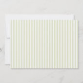 Matcha-Grüntee-Baby-Shower-Foto Einladung (Rückseite)